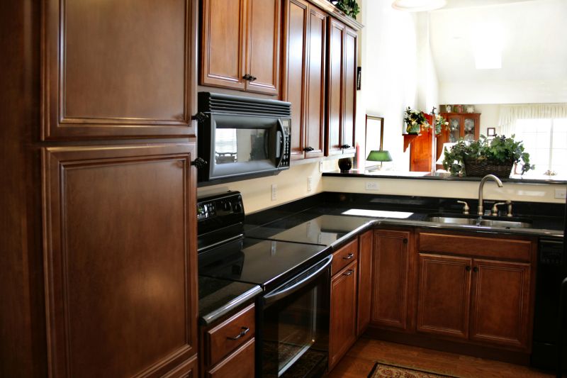 Built In Cabinetry Staining in Bloomington, IN