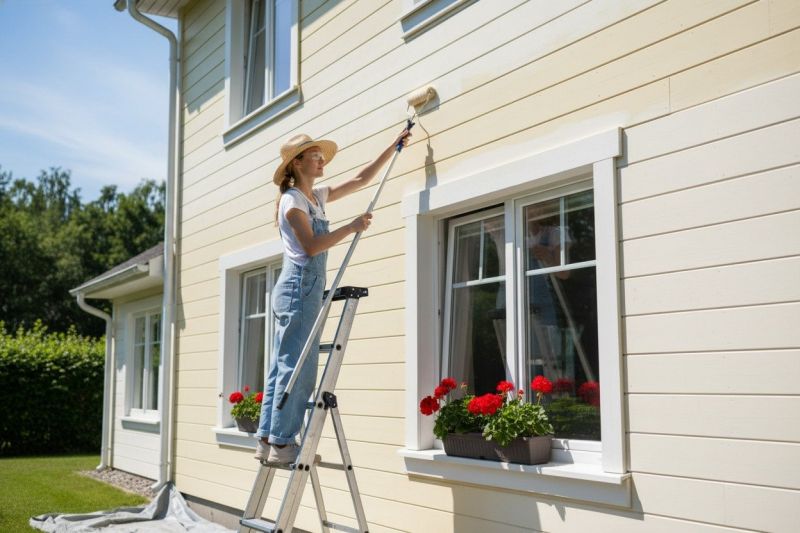 Exterior Staircase Painting in Boulder, CO